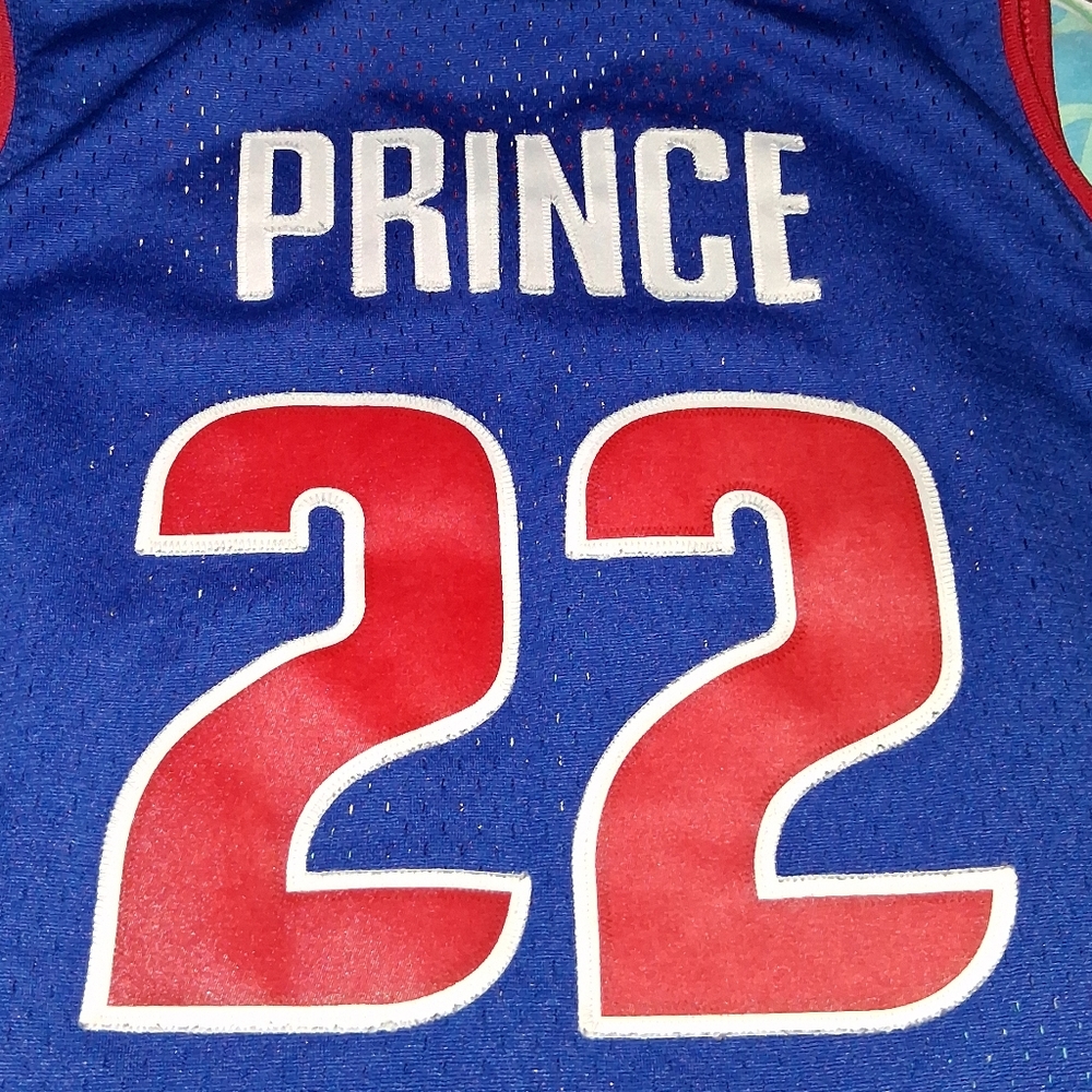 2007 Adidas Swingman Tayshaun Prince Detroit Pistons Vintage Basketball Jersey - Picture 4 of 6